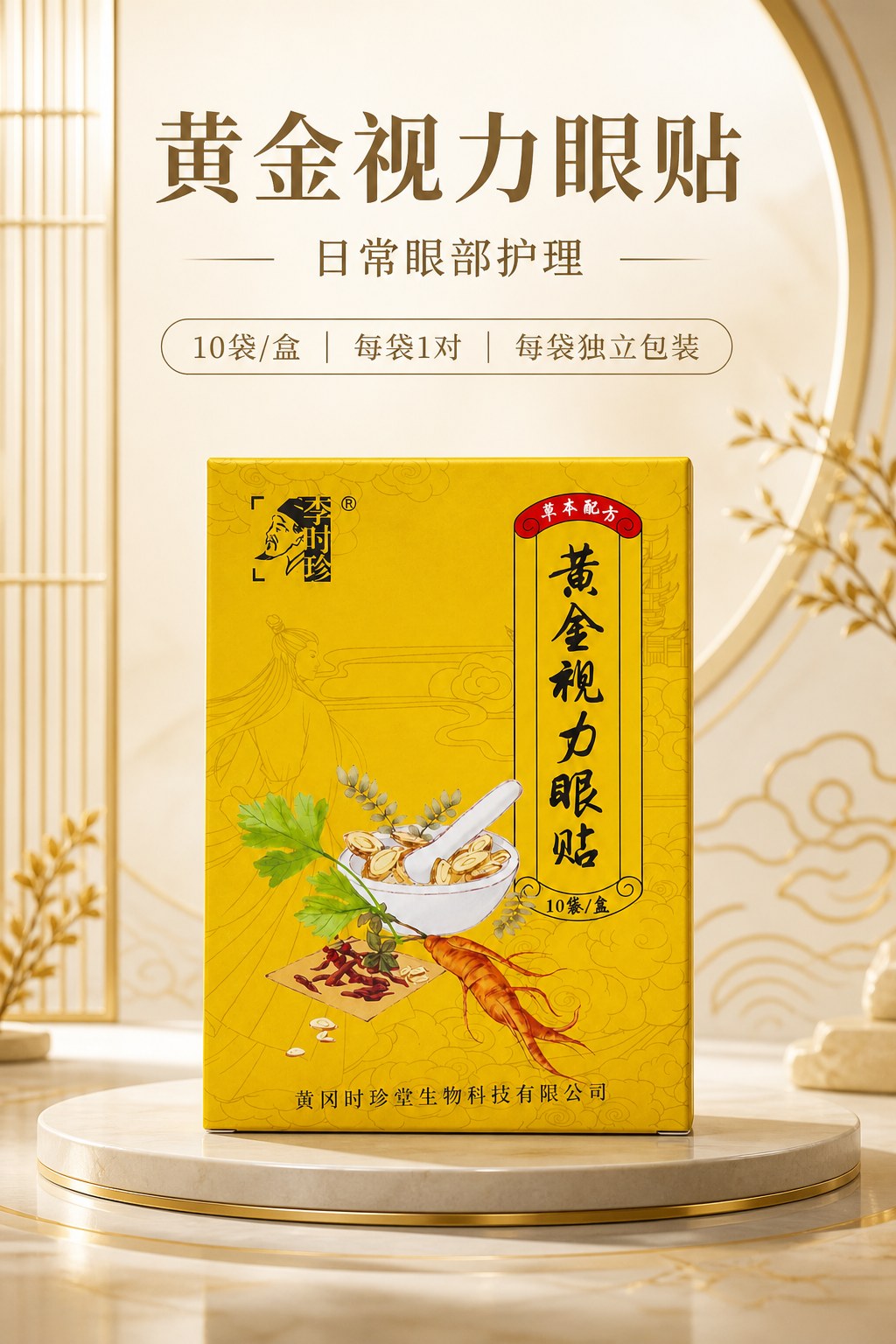 李时珍黄金视力眼贴产品图6