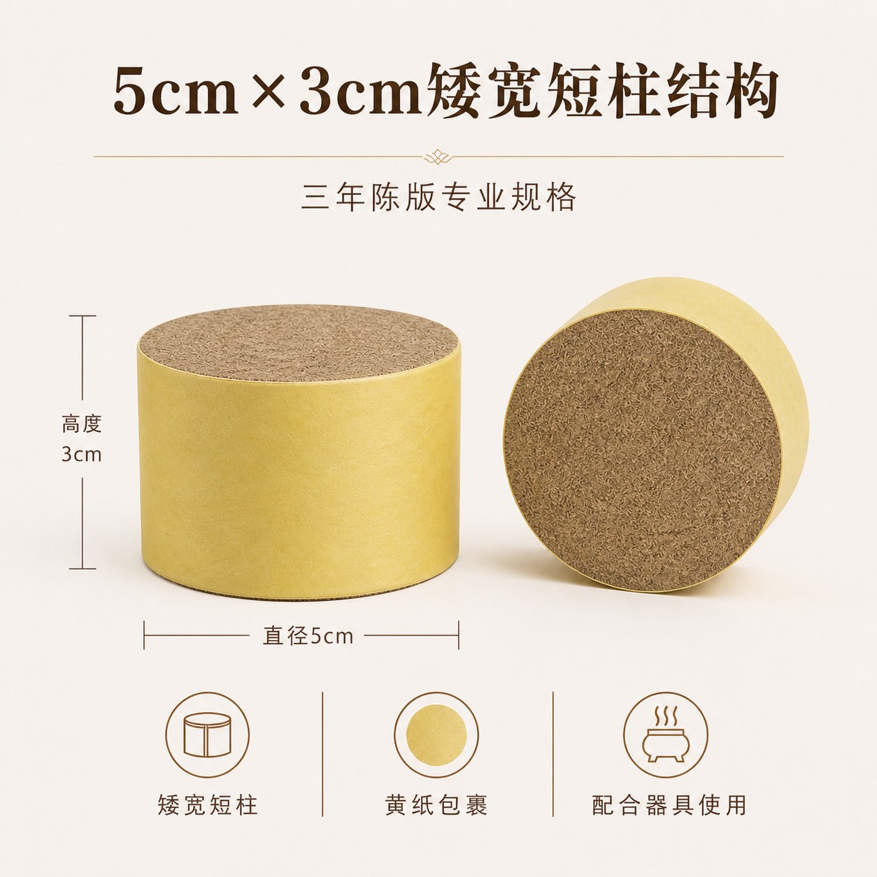 蕲艾柱5cm×3cm产品图10