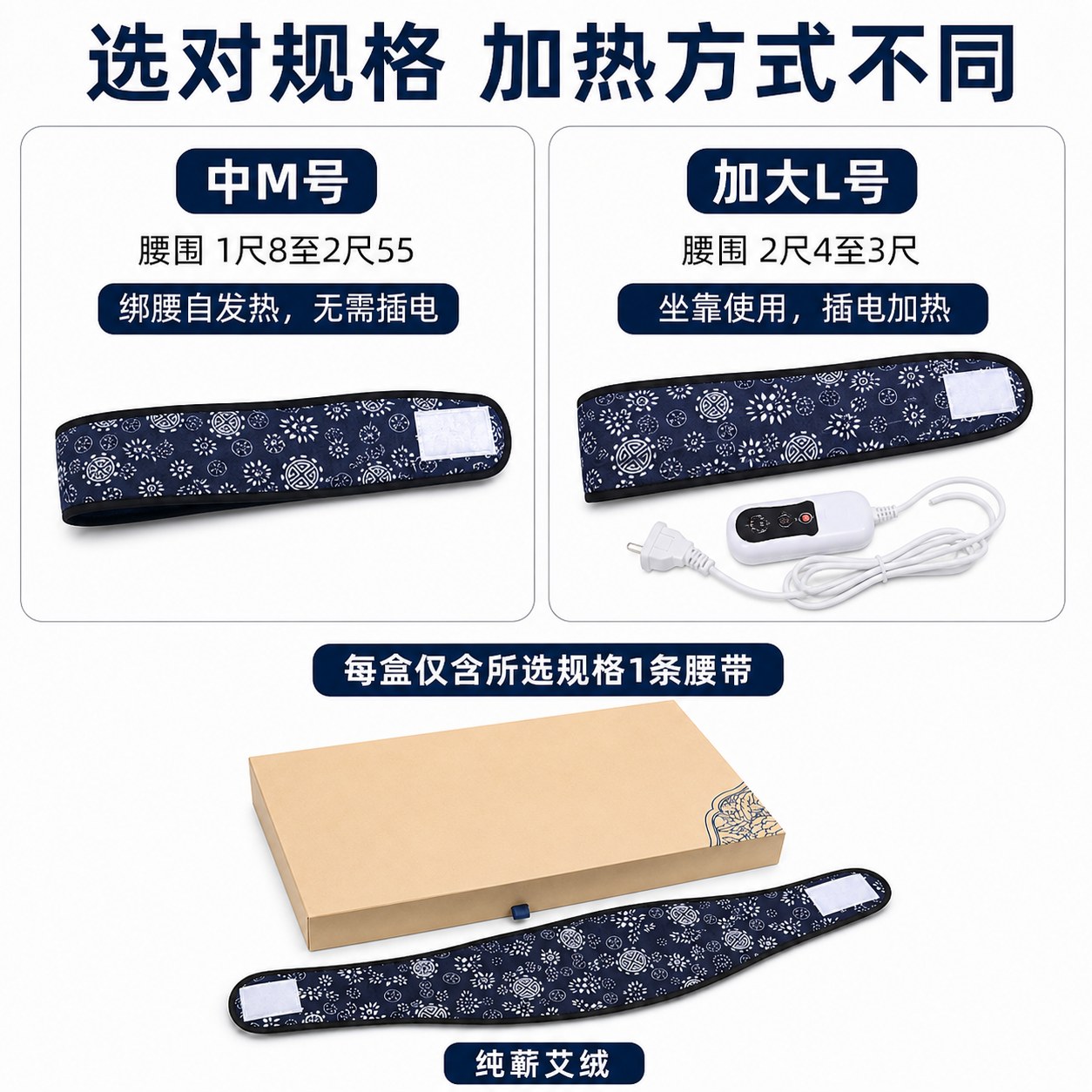 蕲艾养生保健腰带产品图5