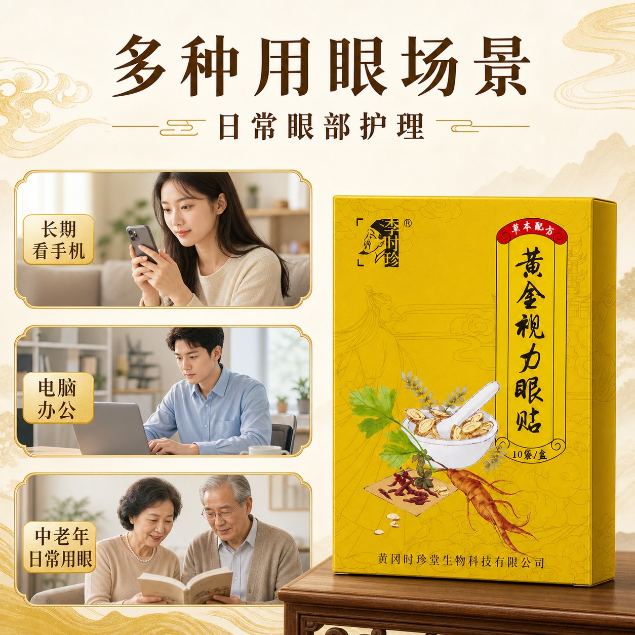 李时珍黄金视力眼贴产品图2
