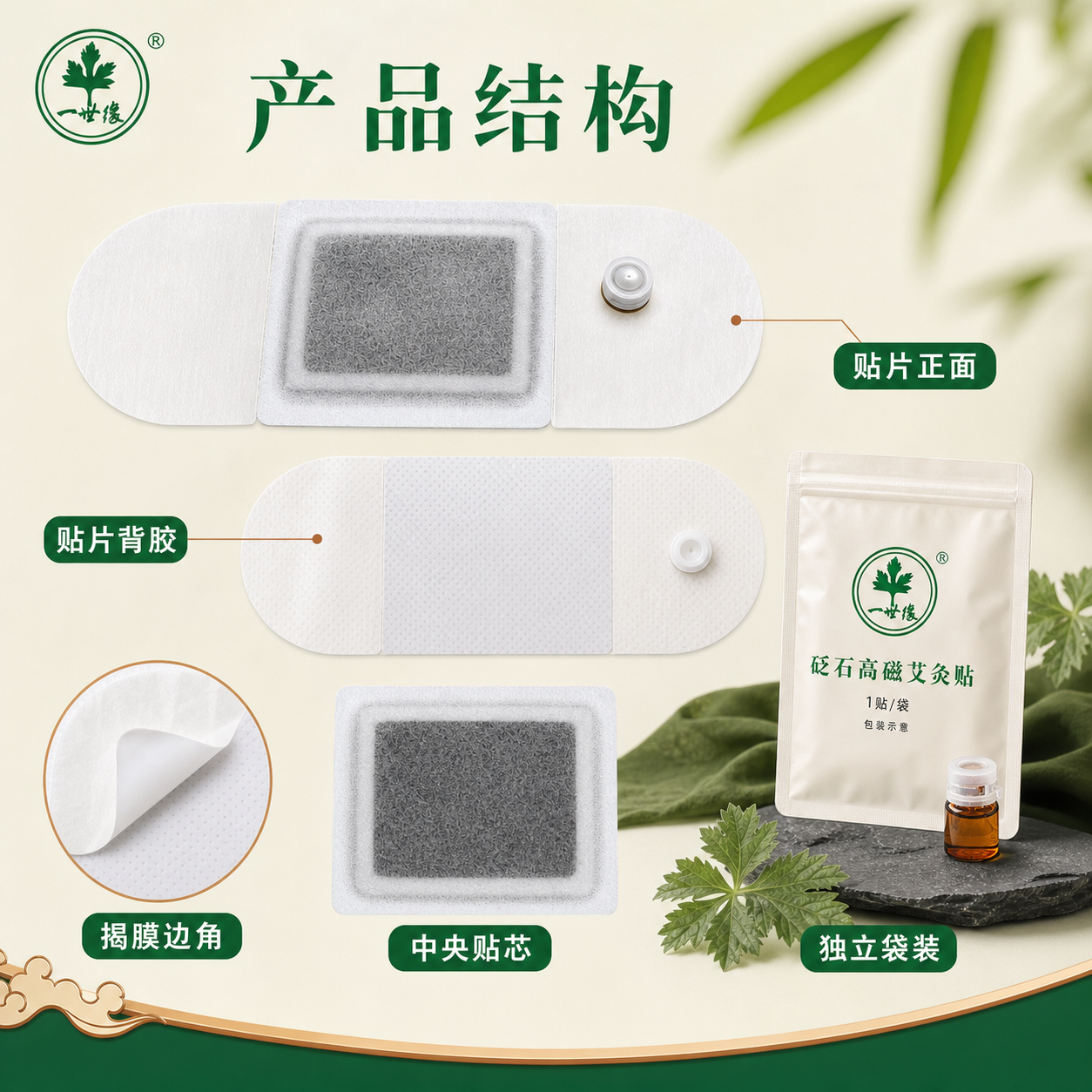 砭石高磁艾灸贴产品图2
